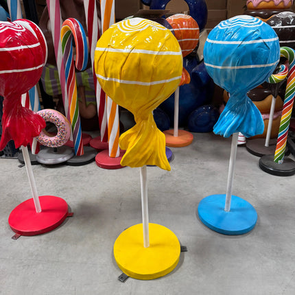 Yellow Lollipop Over Sized Statue LM Treasures - PT