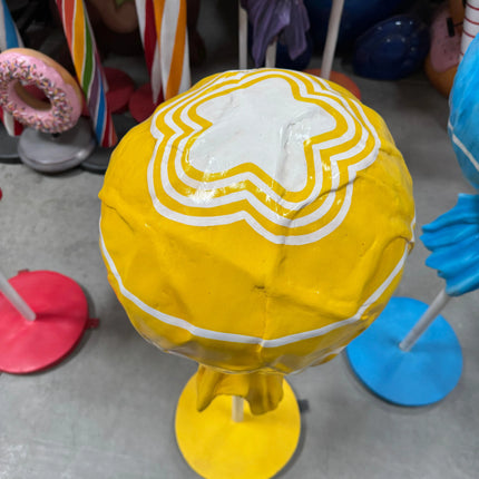 Yellow Lollipop Over Sized Statue LM Treasures - PT
