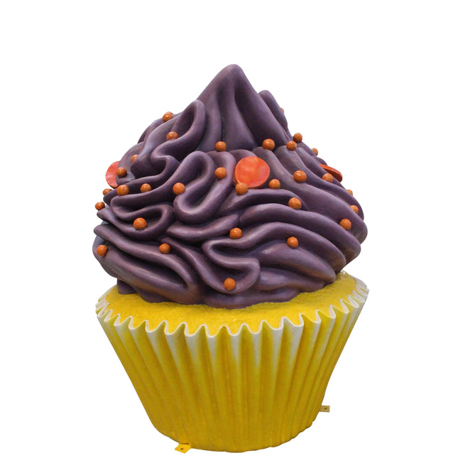 Purple Frosting Vanilla Cupcake Over Sized Statue LM Treasures - PT