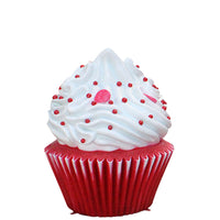 Red Velvet Cupcake Over Sized Statue - LM Treasures 
