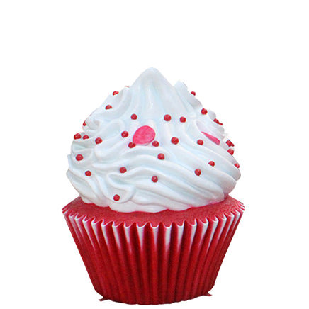 Red Velvet Cupcake Over Sized Statue - LM Treasures 