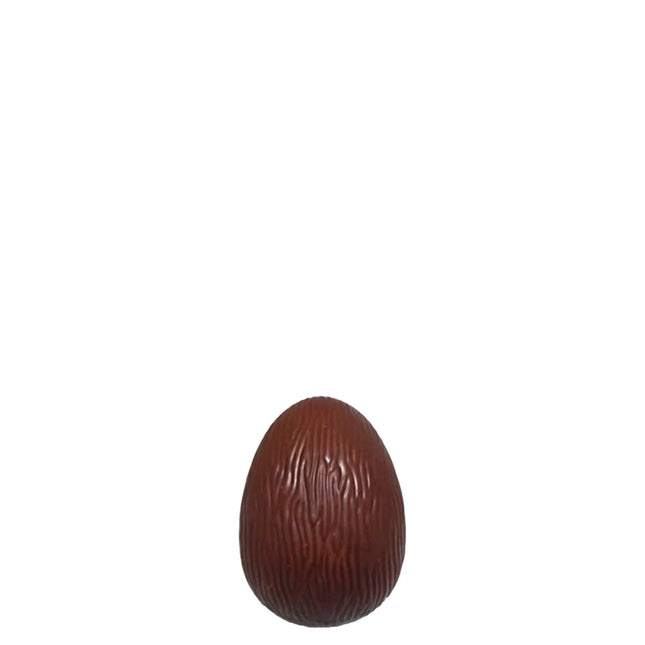 Ridged Chocolate Easter Egg Over Sized Statue LM Treasures - PT