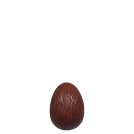 Ridged Chocolate Easter Egg Over Sized Statue - LM Treasures 