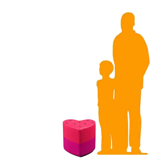 Heart Stool Over Sized Statue LM Treasures - PT