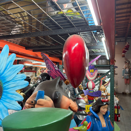 Hanging Heart Over Sized Prop Decor Statue