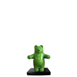 Small Green Gummy Bear Over Sized Statue - LM Treasures 