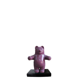 Small Purple Gummy Bear Over Sized Statue - LM Treasures 