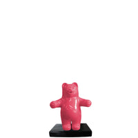Small Pink Gummy Bear Over Sized Statue - LM Treasures 