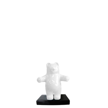 Small White Gummy Bear Over Sized Statue - LM Treasures 