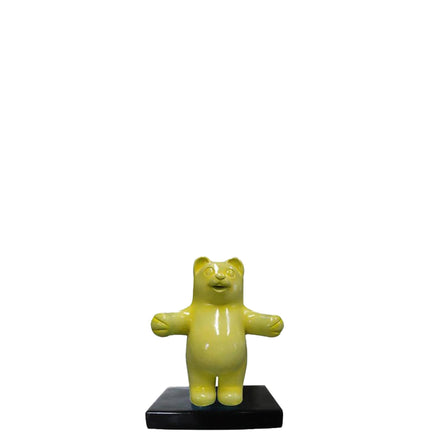 Small Yellow Gummy Bear Over Sized Statue - LM Treasures 