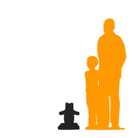 Small Blue Gummy Bear Over Sized Statue - LM Treasures 