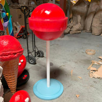 Medium Red Sugar Pop Over Sized Statue  in - LM Treasures 