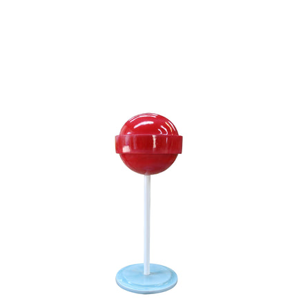 Medium Red Sugar Pop Over Sized Statue  in - LM Treasures 