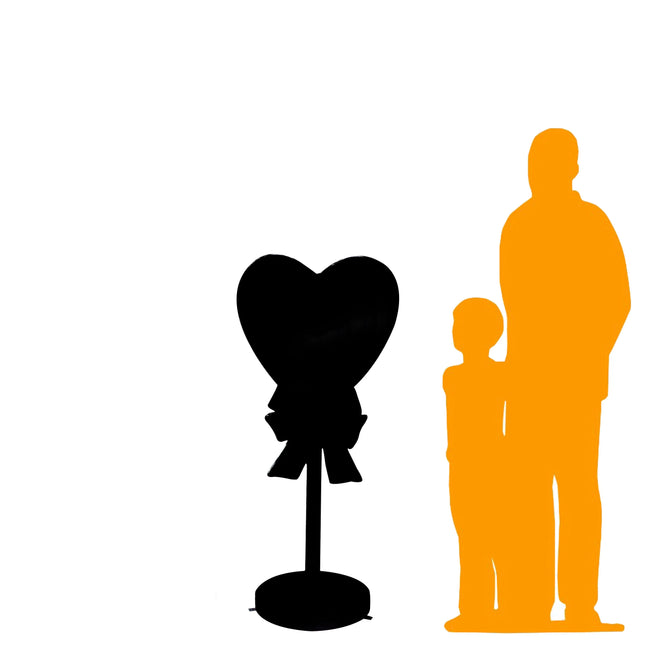 Rainbow Heart Lollipop Over Sized Statue LM Treasures - PT