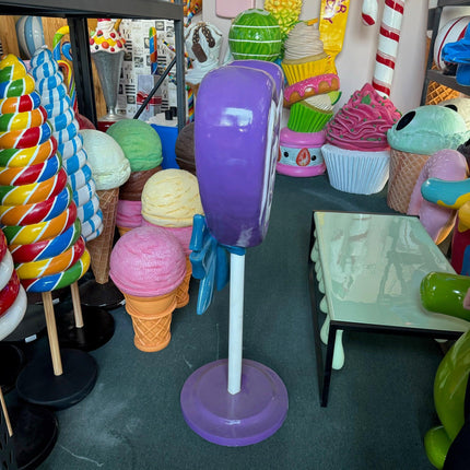 Purple Heart Lollipop Over Sized Statue - LM Treasures 