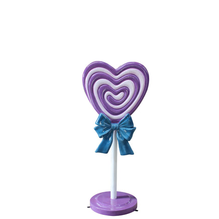 Purple Heart Lollipop Over Sized Statue - LM Treasures 