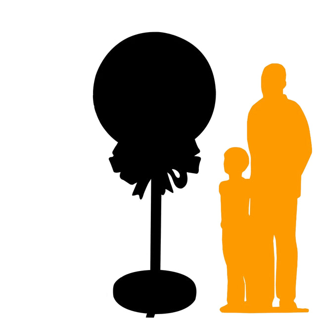 Large Rainbow Swirl Lollipop With Bow Over Sized Statue LM Treasures - PT