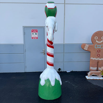 Candy Cane Snow Over Sized Statue LM Treasures - PT