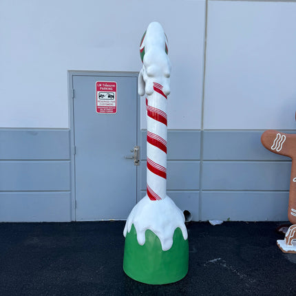 Candy Cane Snow Over Sized Statue LM Treasures - PT