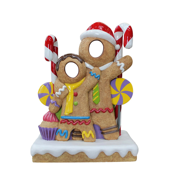 Gingerbread Cookies Photo Op Statue LM Treasures - PT