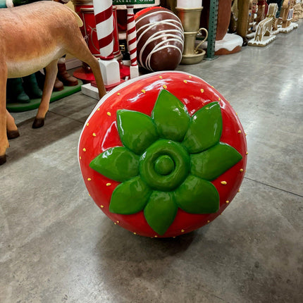 White Chocolate Covered Strawberry Statue - LM Treasures 