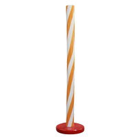 Orange Candy Stick Over Sized Statue - LM Treasures 
