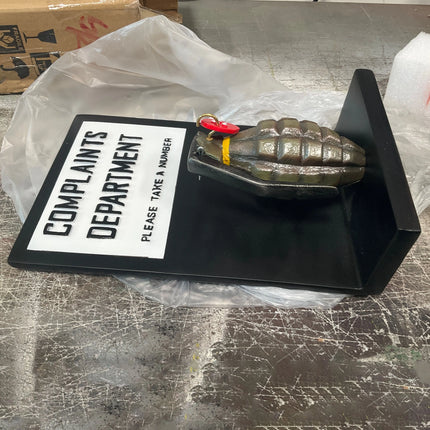 Complaints Sign Wall Decor Statue LM Treasures - H