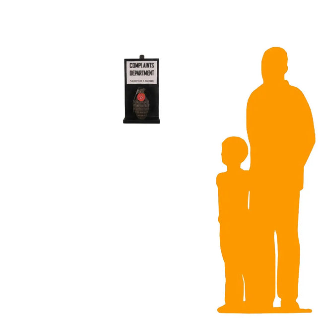 Complaints Sign Wall Decor Statue LM Treasures - H