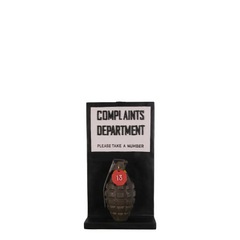 Complaints Sign Wall Decor Statue LM Treasures - H
