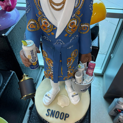 Pre-Owned Snoop Dogg in Blue Corona Bobblehead Statue - LM Treasures