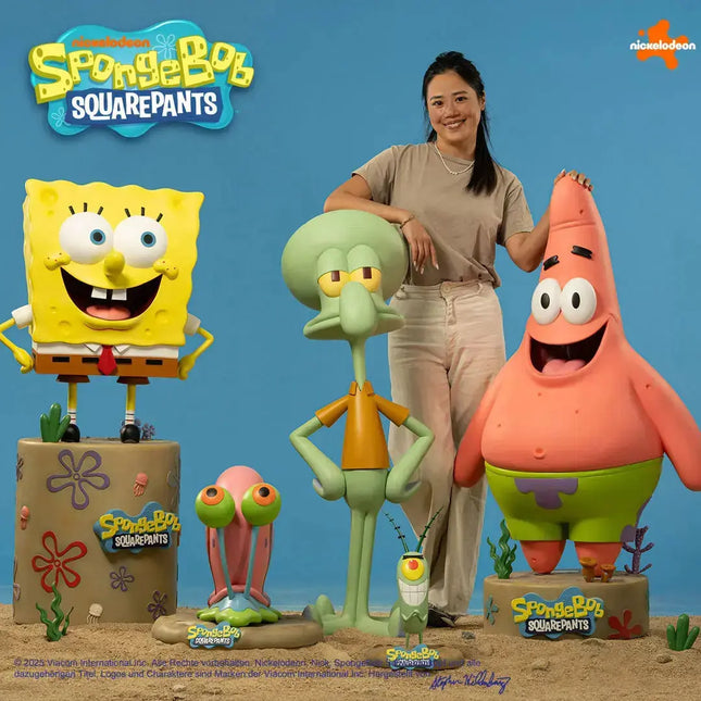 SpongeBob 1:1 Squidward Tentacles Life Size Statue LM Treasures - MM