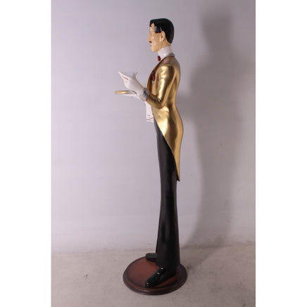 Frenchman Butler Life Size Statue - LM Treasures 