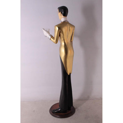 Frenchman Butler Life Size Statue - LM Treasures 