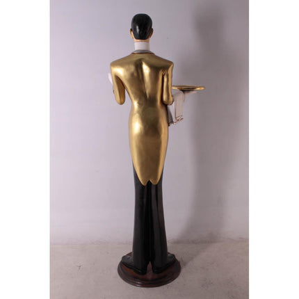 Frenchman Butler Life Size Statue - LM Treasures 