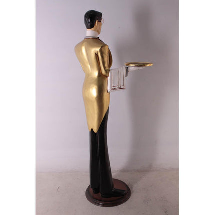 Frenchman Butler Life Size Statue - LM Treasures 
