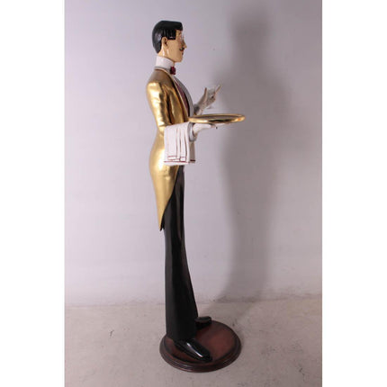 Frenchman Butler Life Size Statue - LM Treasures 
