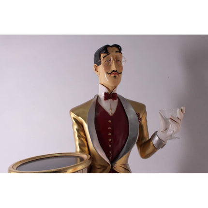 Frenchman Butler Life Size Statue - LM Treasures 