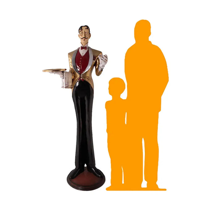 Frenchman Butler Life Size Statue LM Treasures - GP