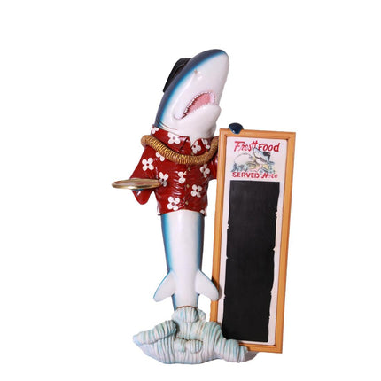 Large Shark Butler Statue - LM Treasures 