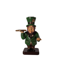 Leprechaun Smoking Butler Life Size Statue - LM Treasures 