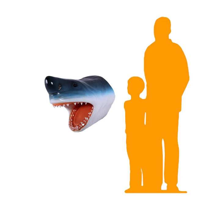 Great White Shark Head Statue LM Treasures - GP