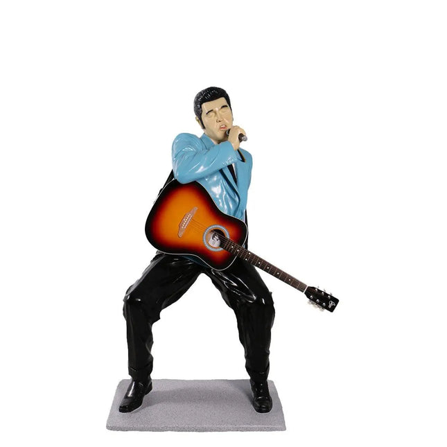 Singer Elvis in Blue Life Size Statue LM Treasures - GP