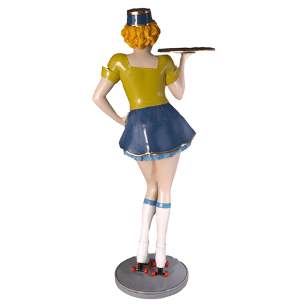 Roller Skater Waitress Life Size Statue - LM Treasures 