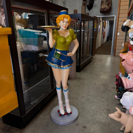 Roller Skater Waitress Life Size Statue LM Treasures - GP
