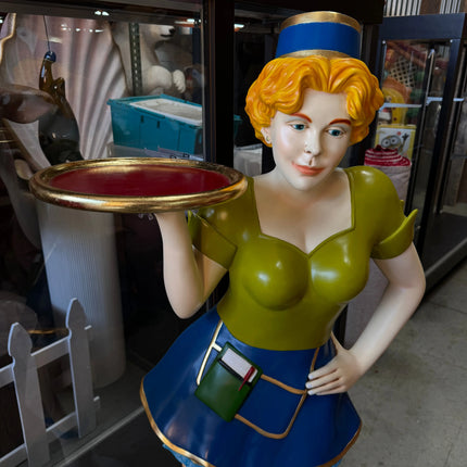 Roller Skater Waitress Life Size Statue LM Treasures - GP