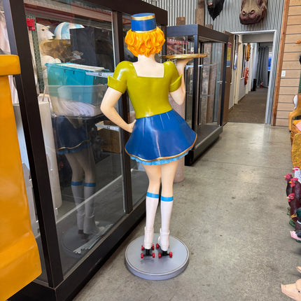 Roller Skater Waitress Life Size Statue LM Treasures - GP