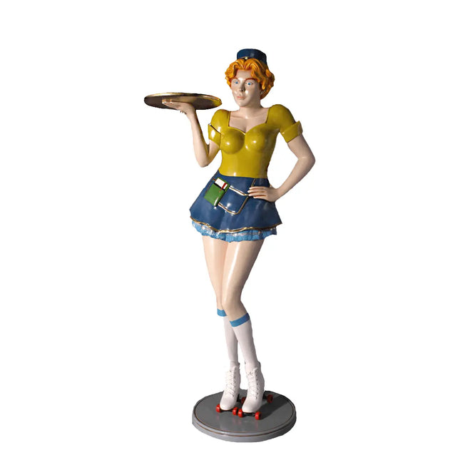 Roller Skater Waitress Life Size Statue LM Treasures - GP