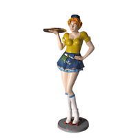 Roller Skater Waitress Life Size Statue - LM Treasures 