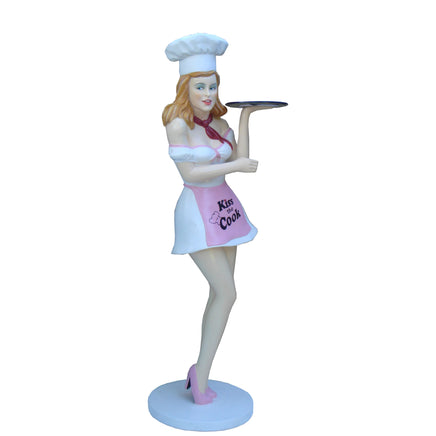 Blonde Lady Cook Life Size Statue - LM Treasures 