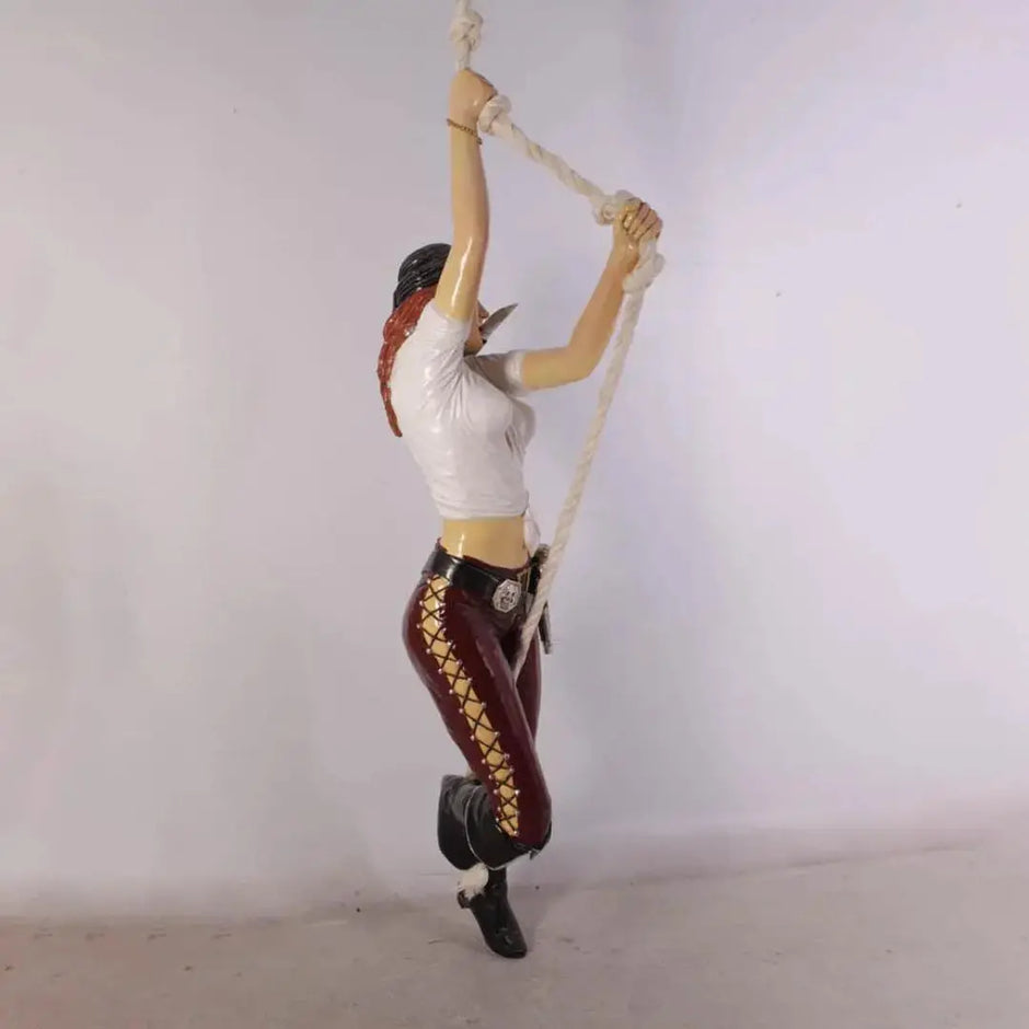 Pirate On A Rope Lady Pirate on Rope Statue – LM Treasures